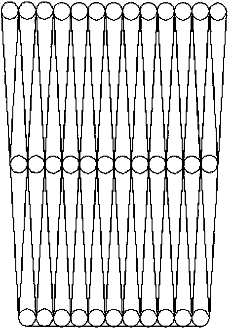 Quick unfoldable prestressed steel bridge