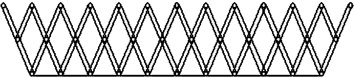 Quick unfoldable prestressed steel bridge