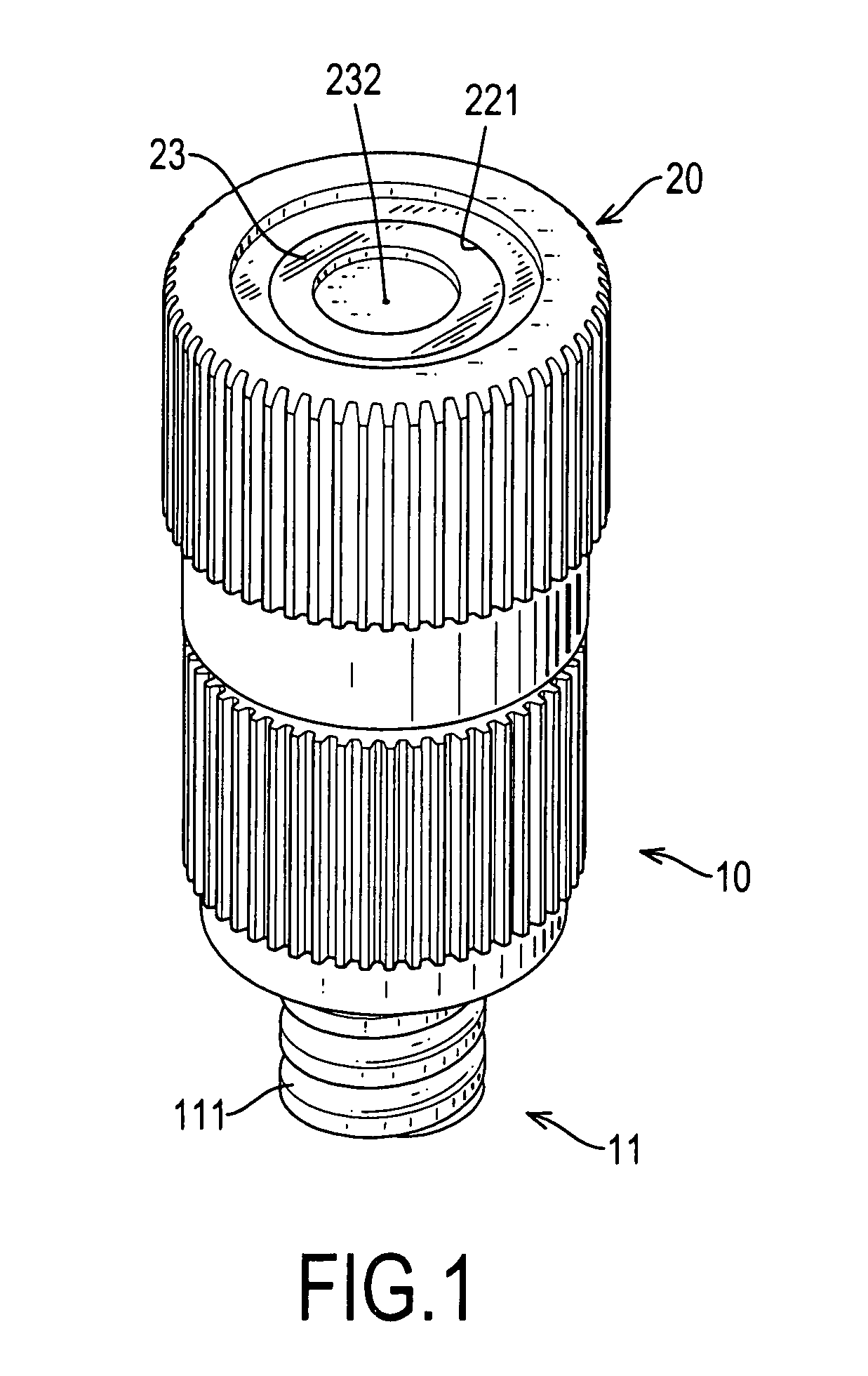 Spraying head assembly