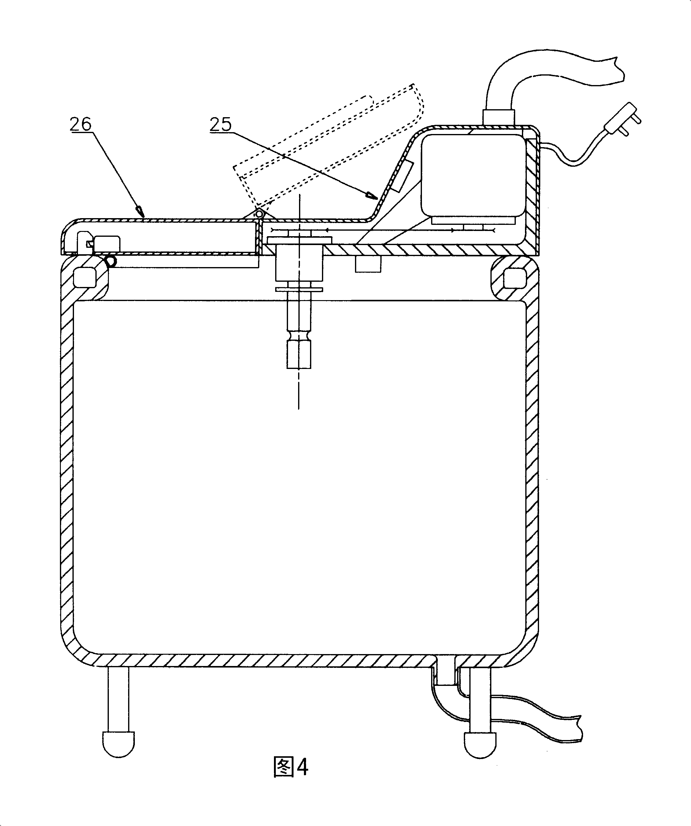 Electric mop pool and mop