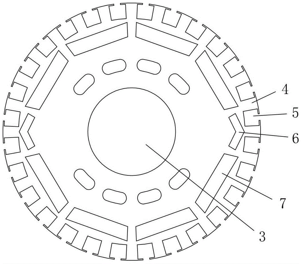 Centrifugal pump of asynchronous-starting permanent-magnet-synchronous motor