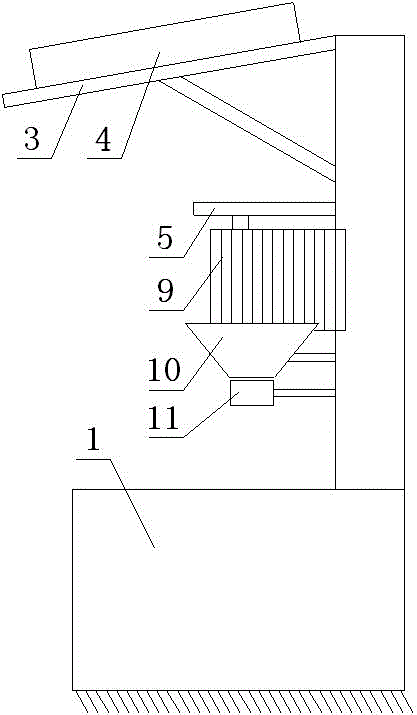 Solar wind suction and electric shock complementary deinsectization light