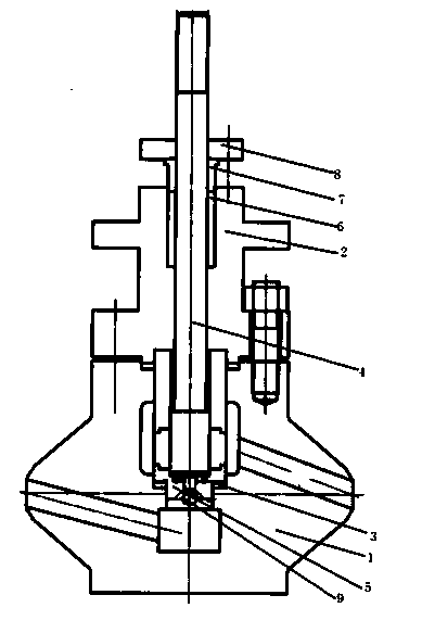 Small-flow temperature-reducing water regulating valve