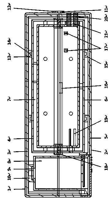 Wireless sensor node shell resistant to high-temperature and high-humidity environment