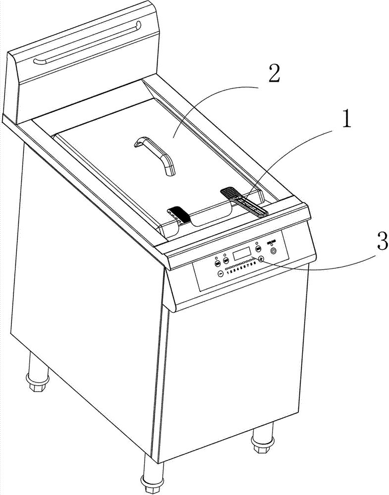 Frying furnace and control method thereof