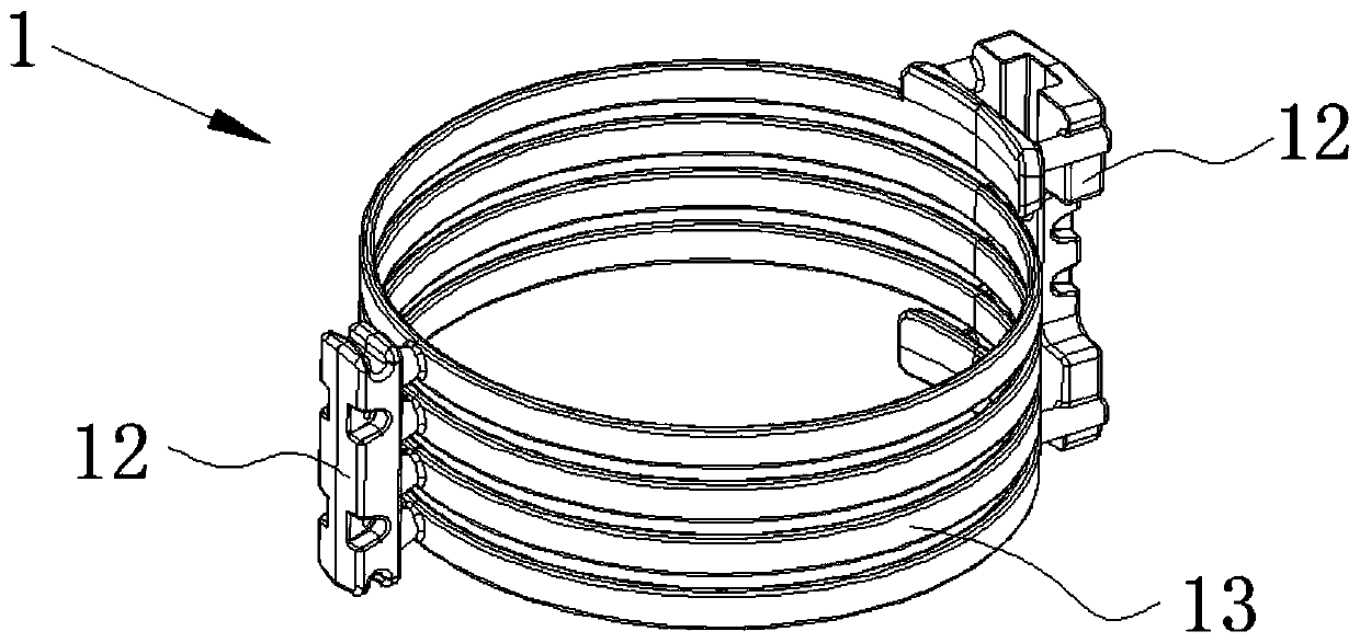 Manufacturing process and structure of a spiral channel sand core mold for water-cooled motor casings of new energy vehicles