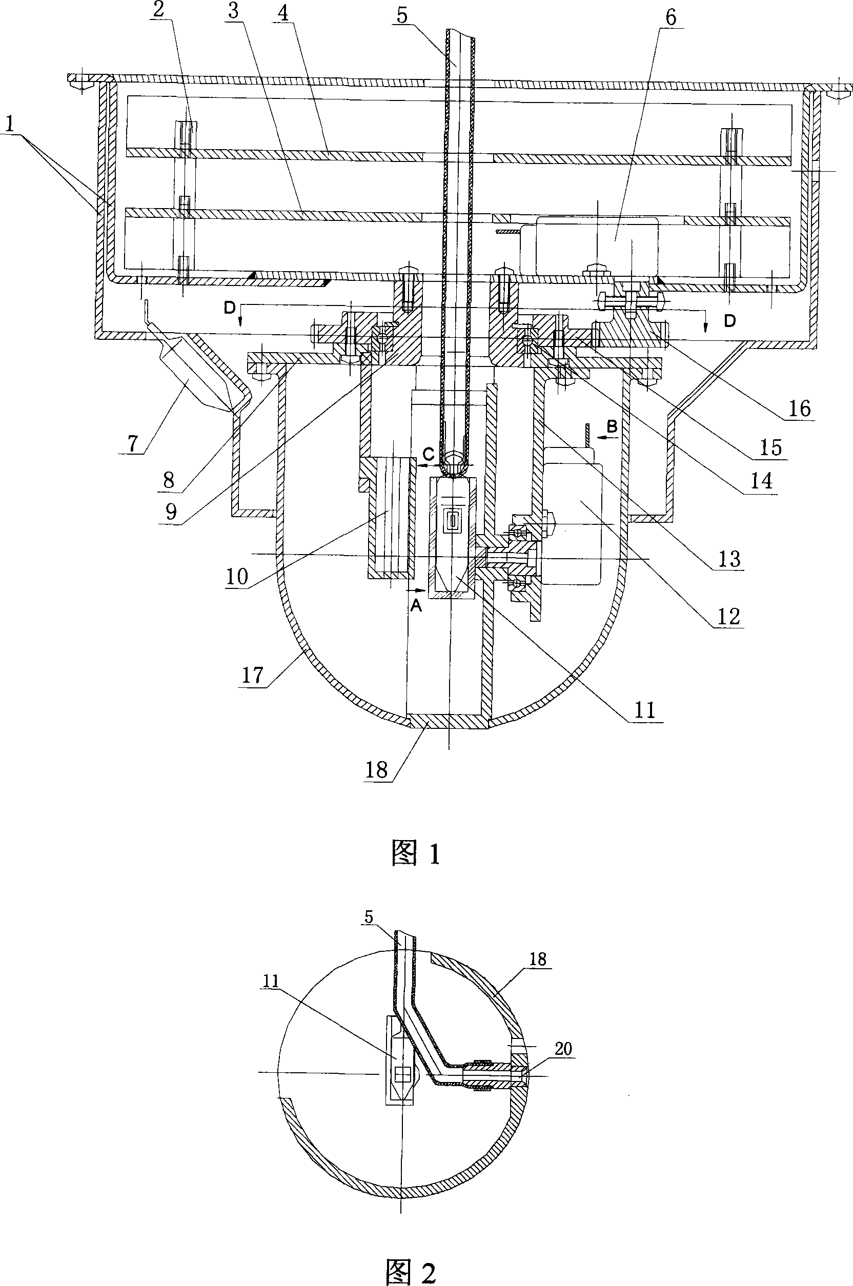 Fire disaster detector and detection positioning method