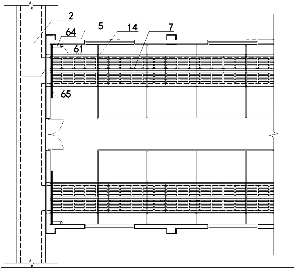 CLosed type underground manure scraping and automatic manure removaL system for animaL house