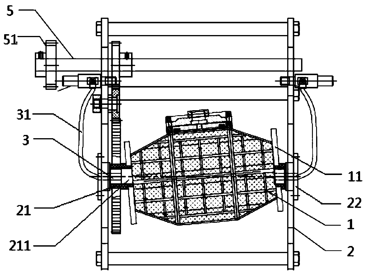 Special rotary drum for small-specification neodymium-iron-boron magnetic steel barrel plating