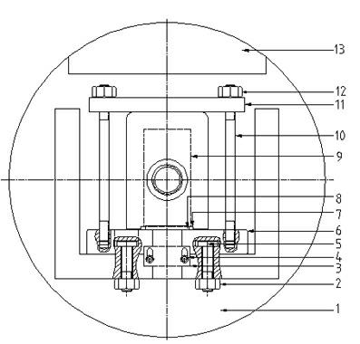 Turning fixture for once clamping processing of valve