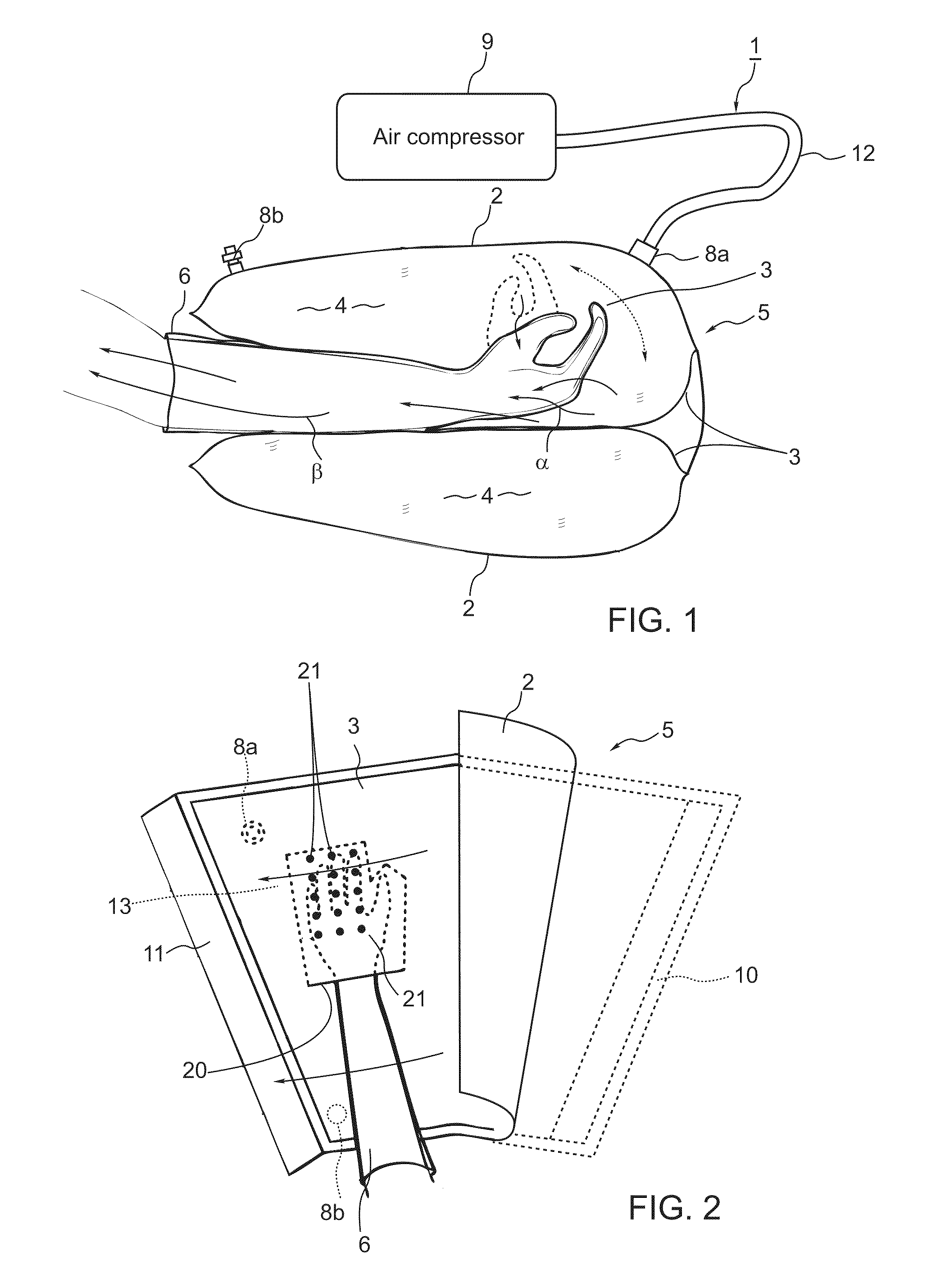 Positive pressure chamber for extremities