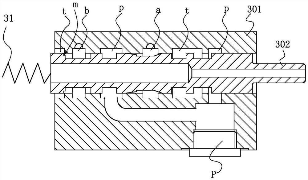 Stop valve of hydraulic suspension device