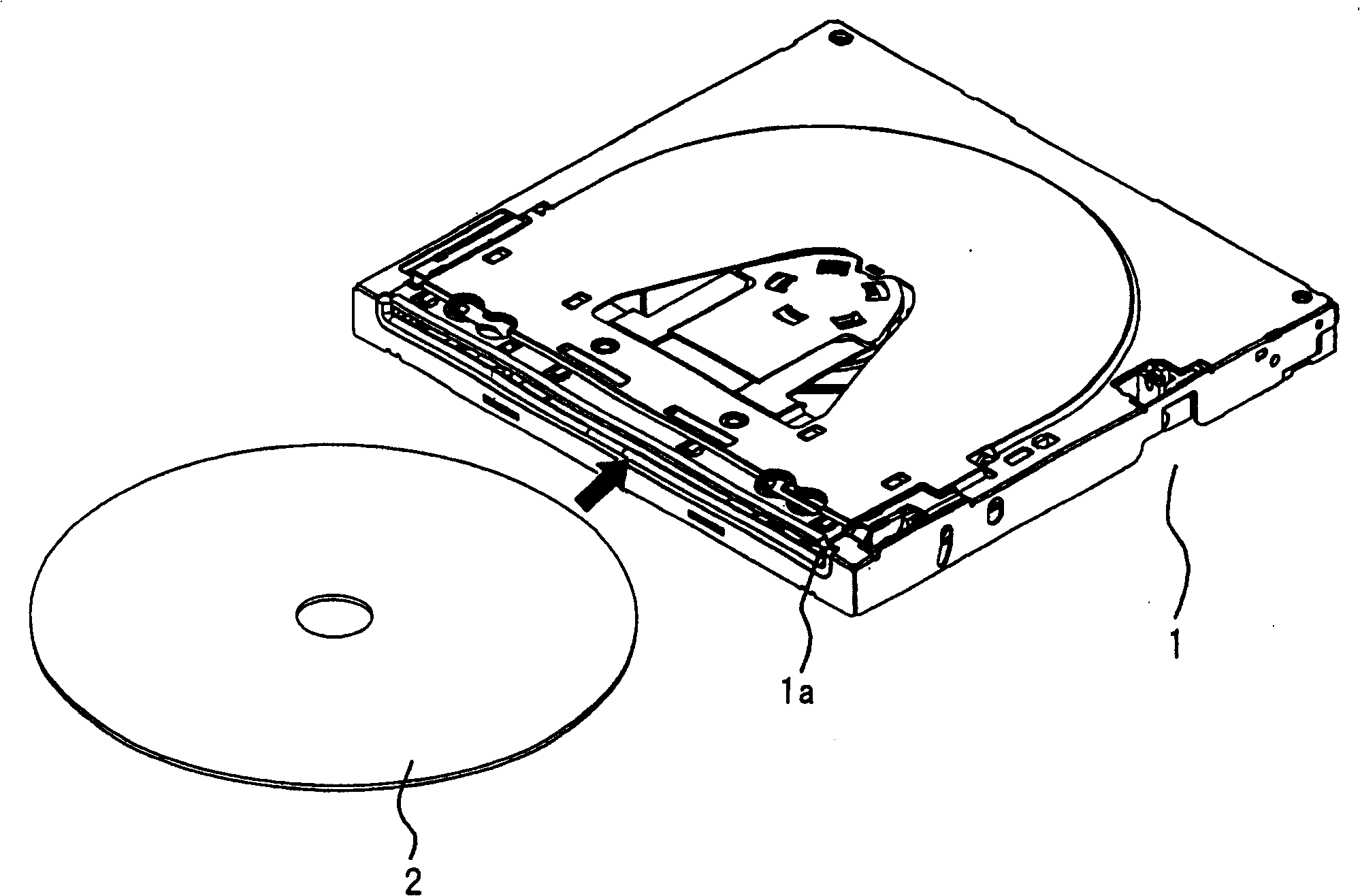 Disk clamping device