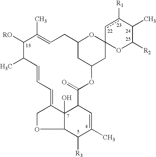 Method of treating hyperesthesia, paresthesia, dolor, and pruritus caused by insect stings or noxious weeds or plants using avermectin compound