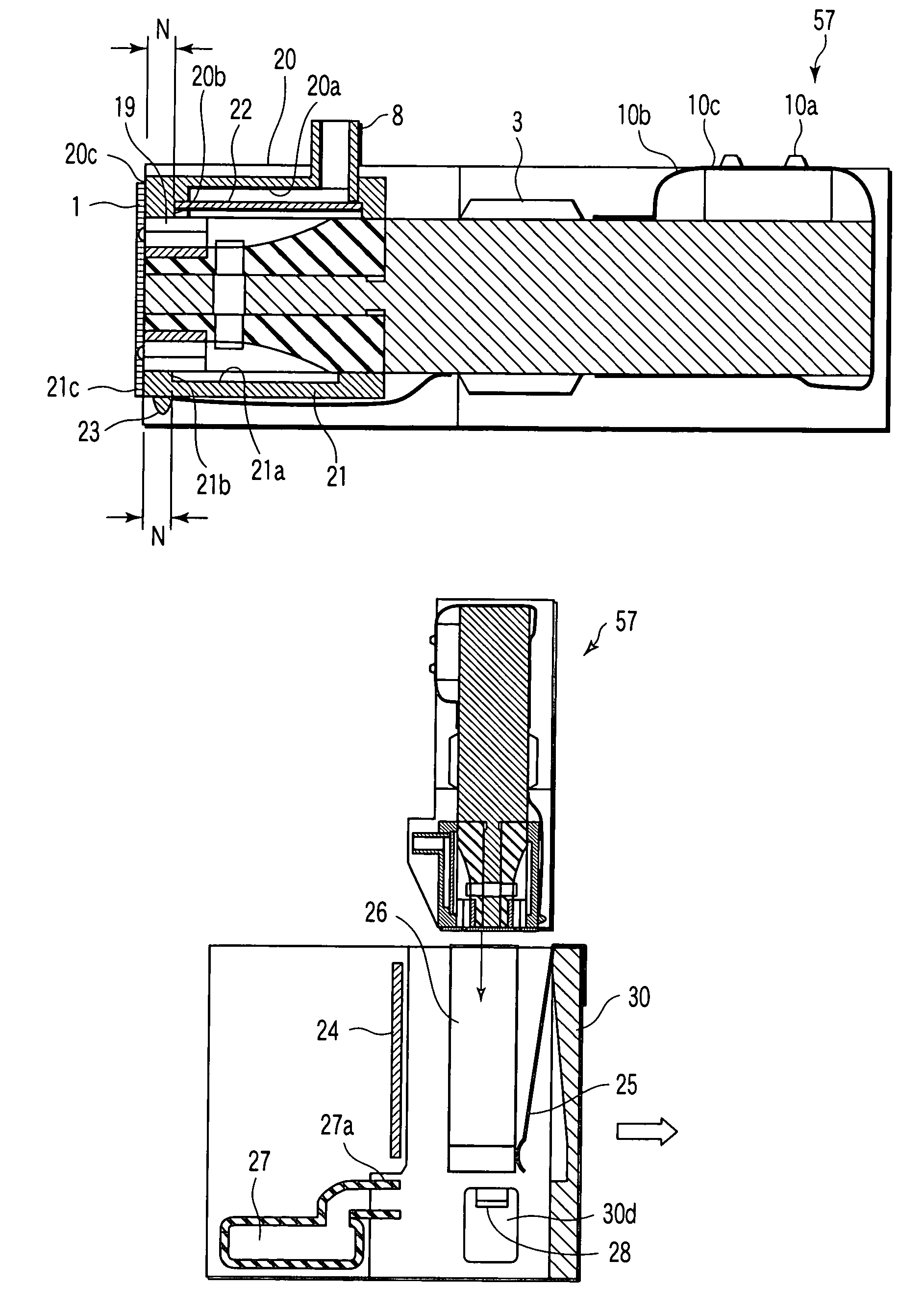 Image forming apparatus including line head