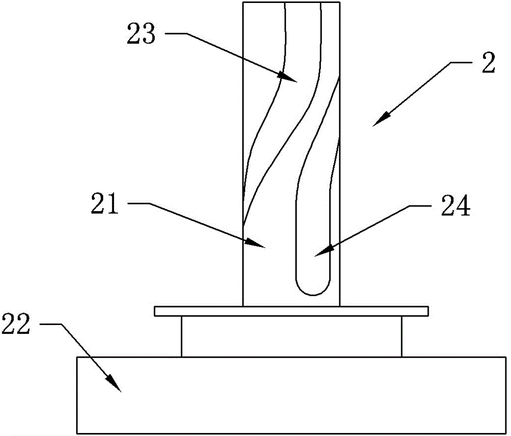 Pneumatic rotary clamping device