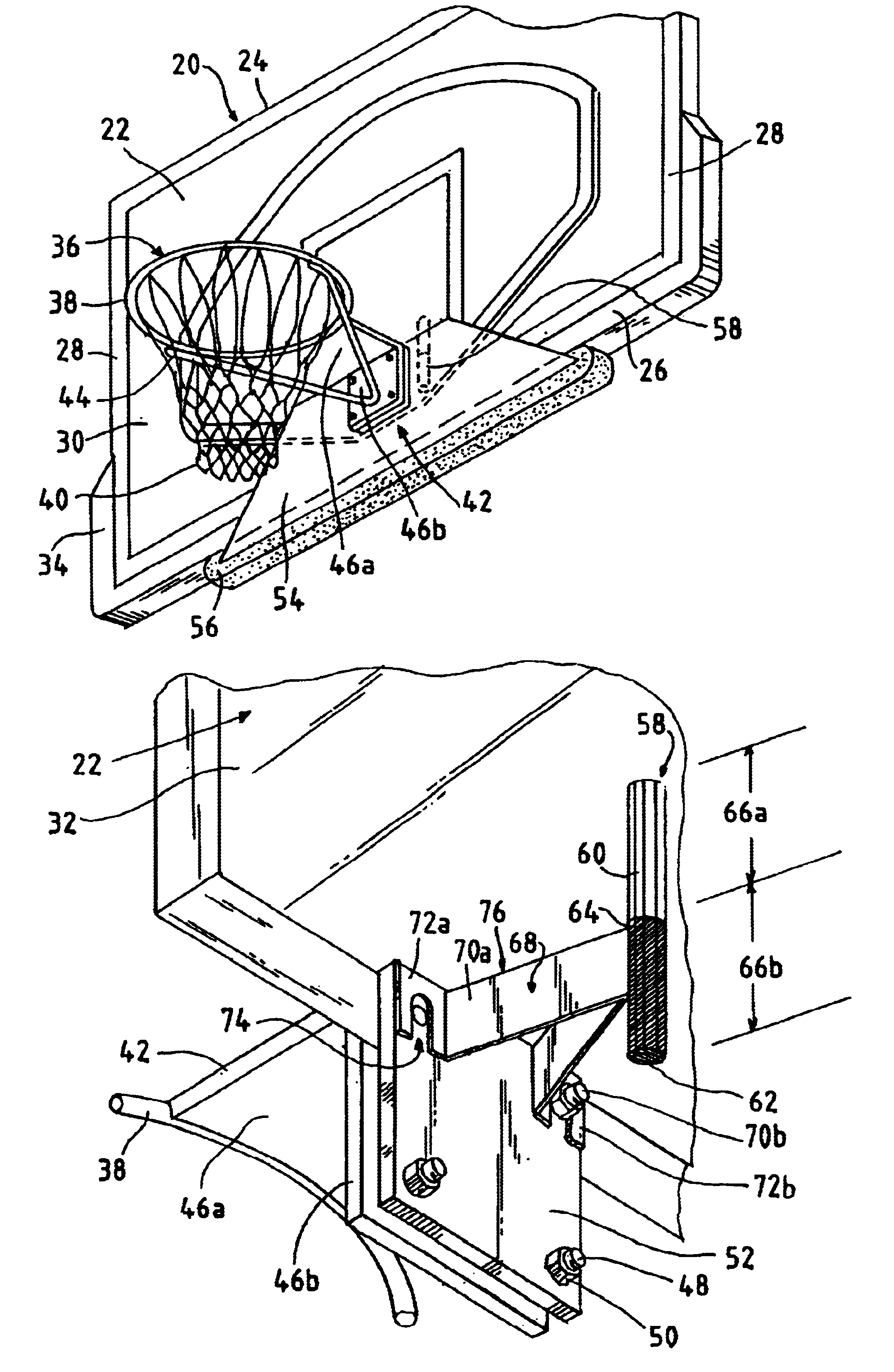 Sharp shooter basketball apparatus