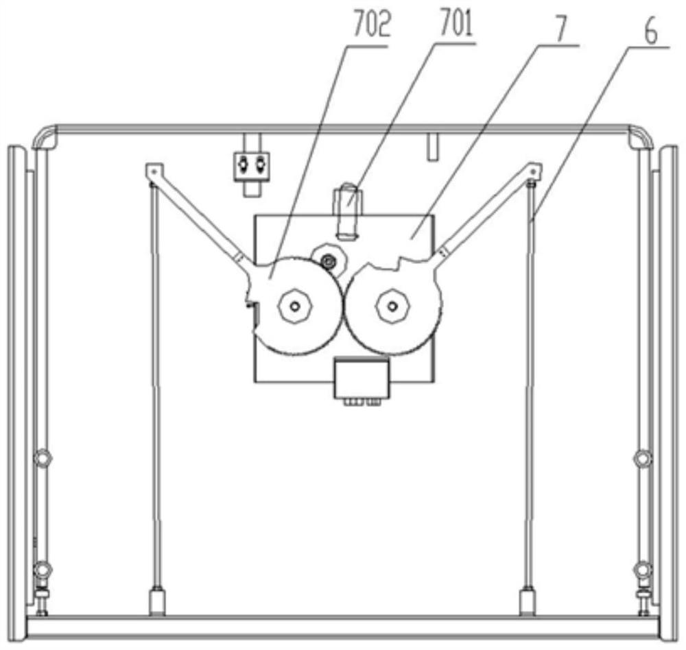 Electric telescopic step for platform