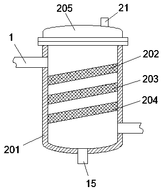 Self-grading white oil filter