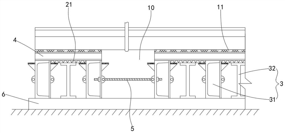 Precast beam construction system and method