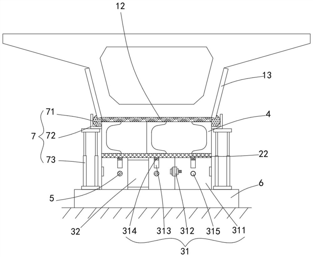 Precast beam construction system and method