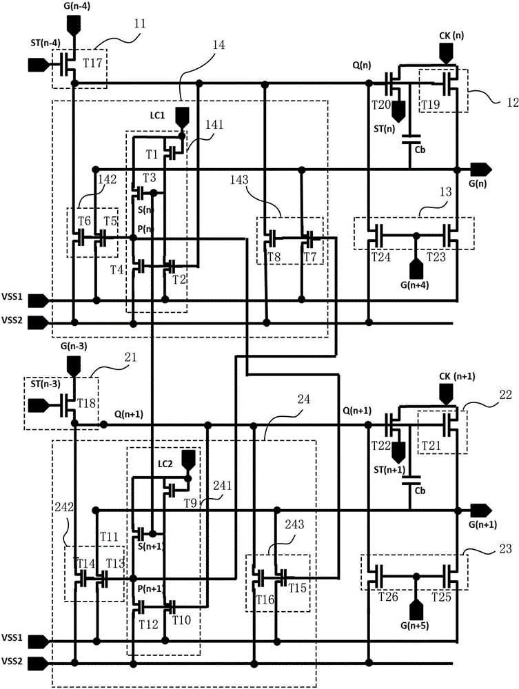 GOA circuit and display device