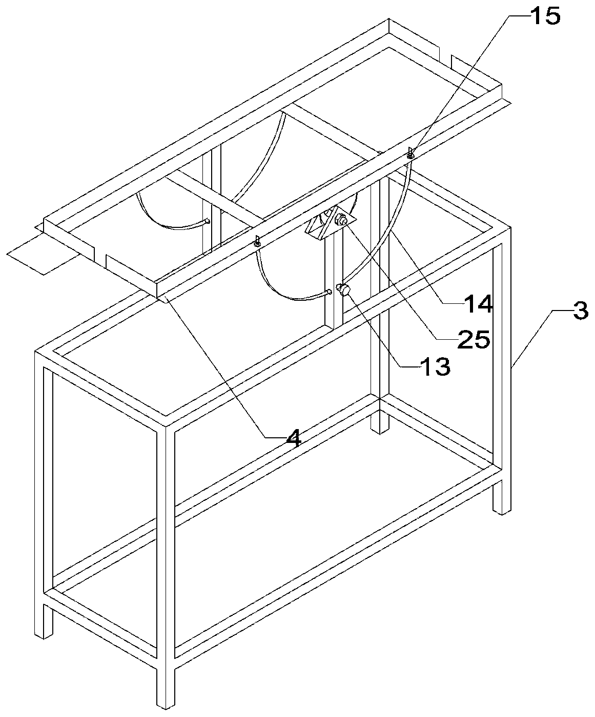 Concentrating fixed-film solar photocatalytic hydrogen production device