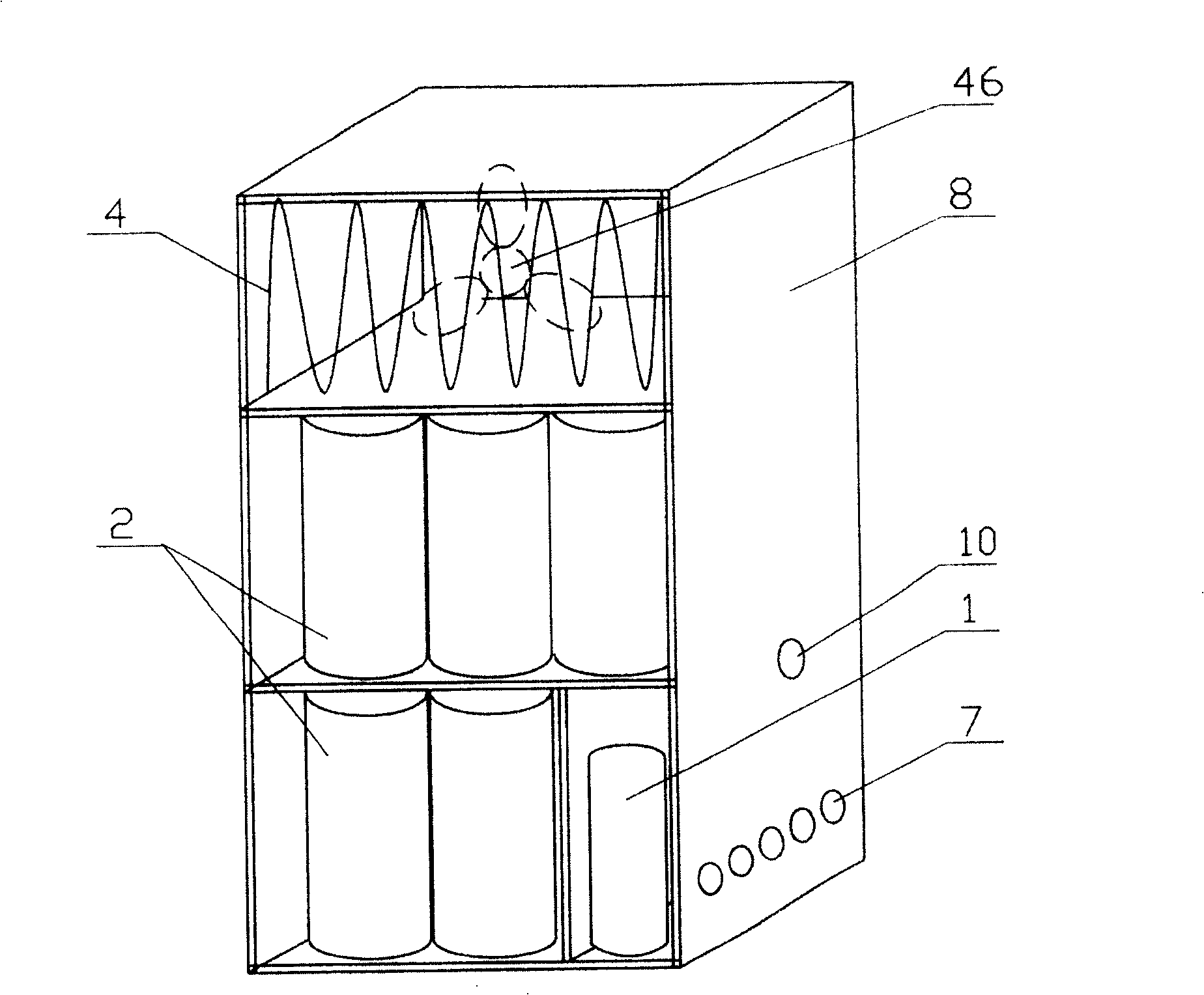 Air thermal energy heat pump type steam boiler