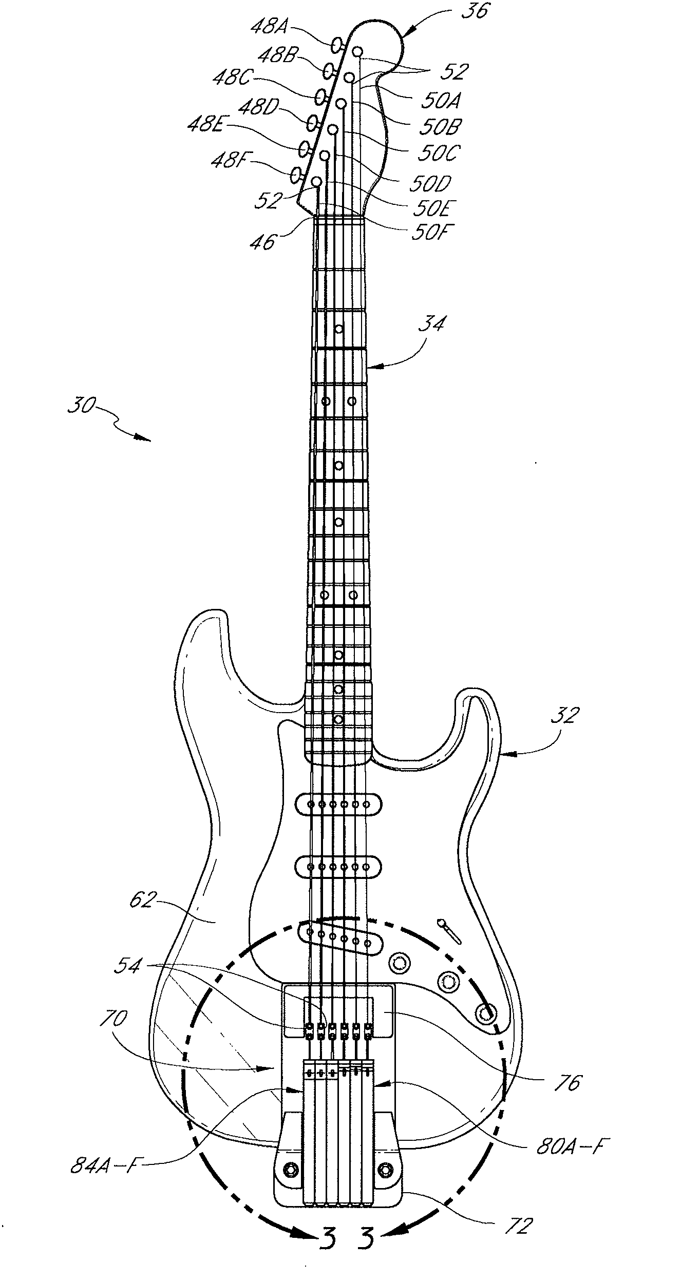 Modular bridge for stringed musical instrument