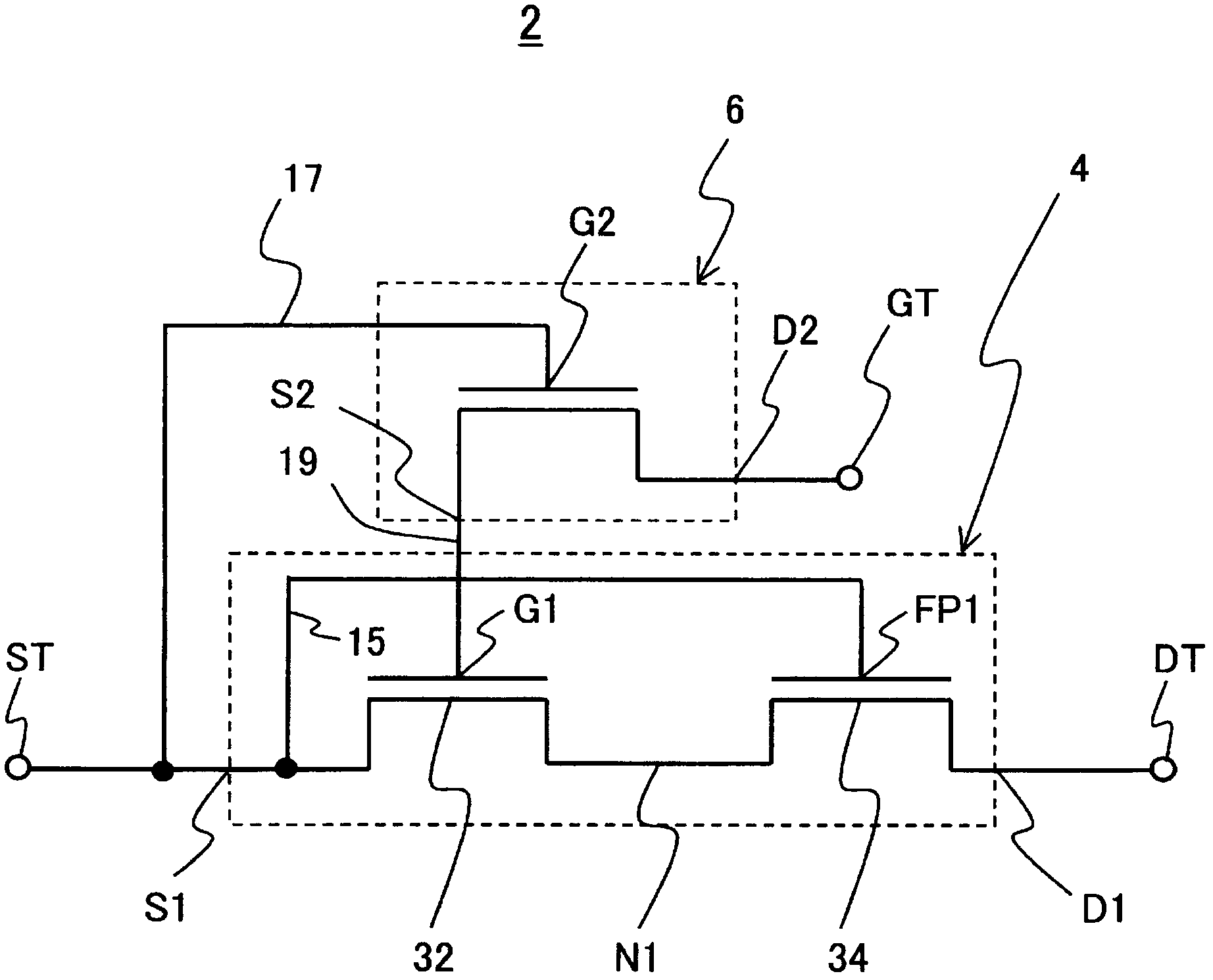 Semiconductor device, manufacturing method and transistor circuit