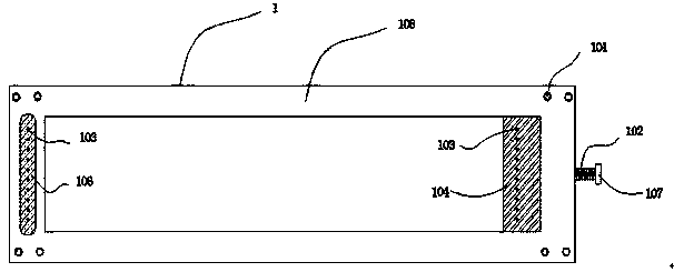 Gluing device for ultra-long flexible LED light source