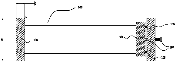 Gluing device for ultra-long flexible LED light source