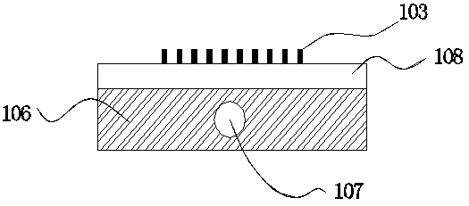 Gluing device for ultra-long flexible LED light source