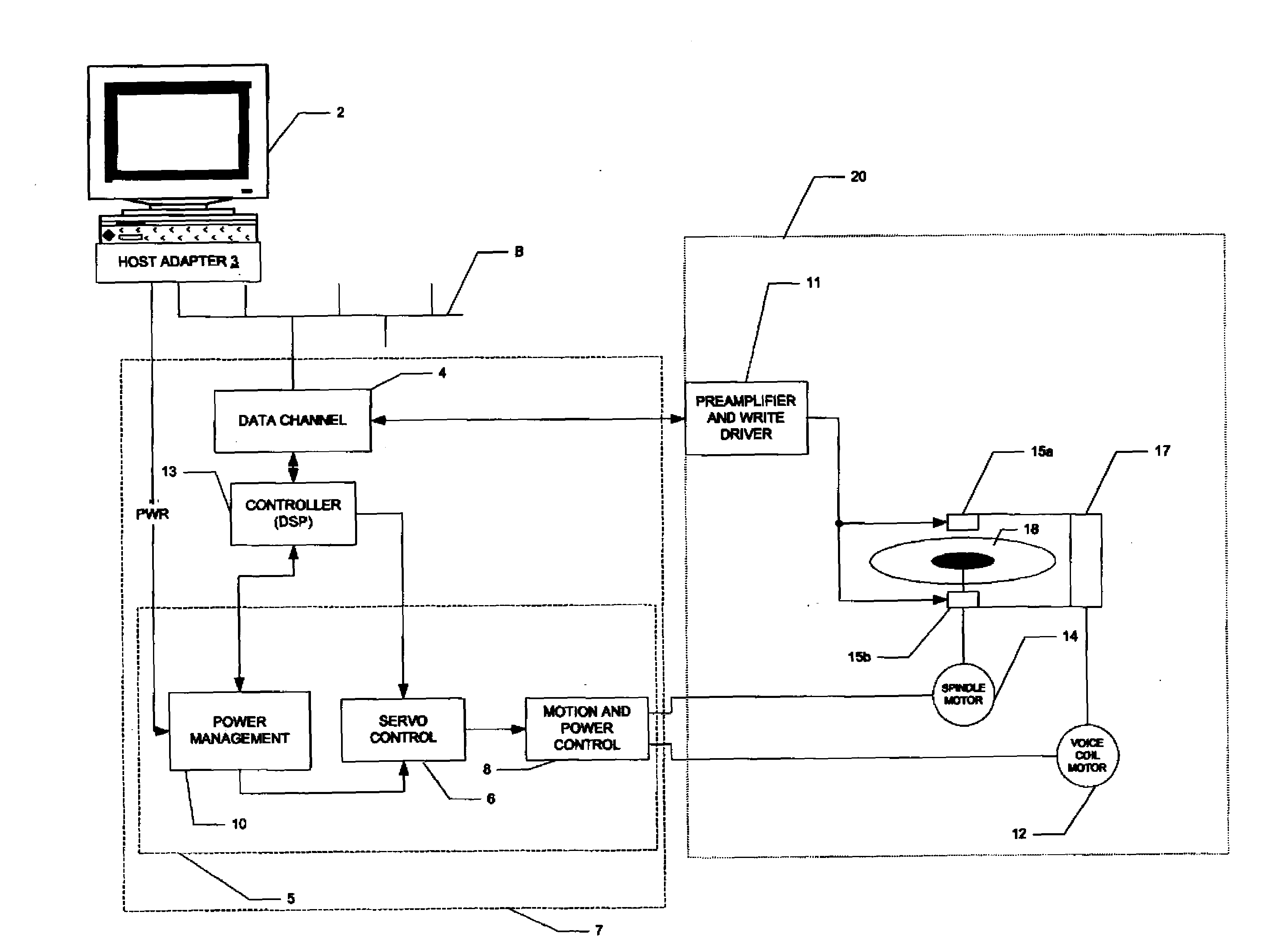 Low Power Write Driver for a Magnetic Disk Drive