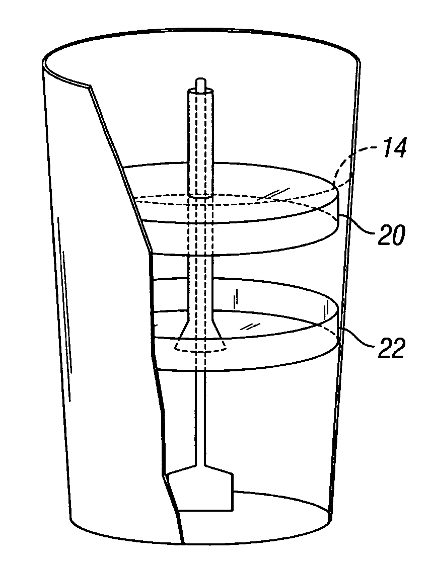 All-in-one disposable container for making coffee, tea and other mixed beverages