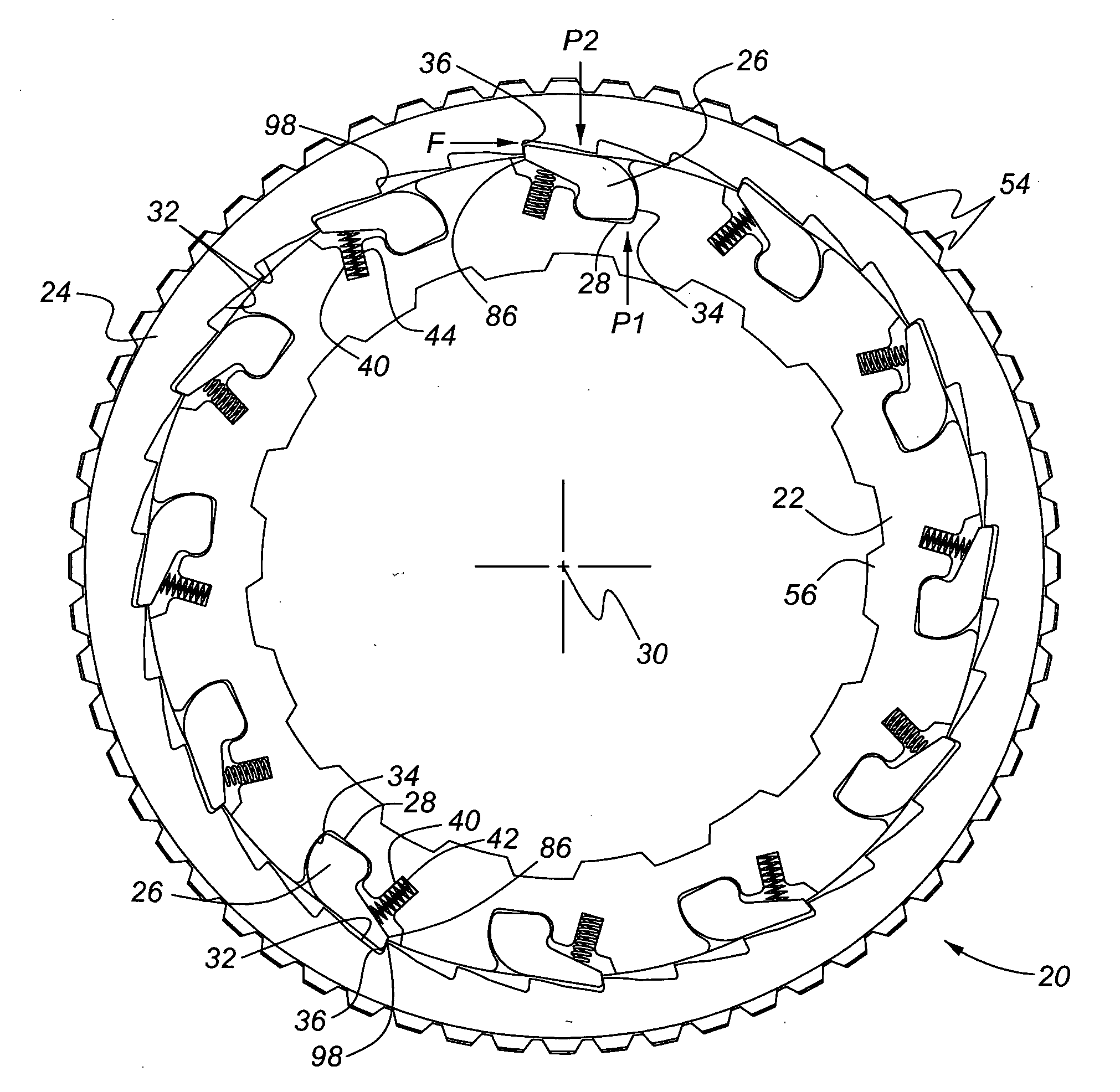 Overrunning clutch