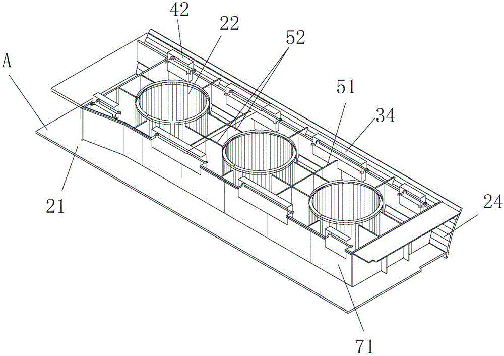 Construction method for gear case of self-elevating platform lifting system