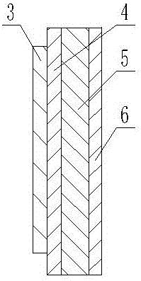 Log plate door