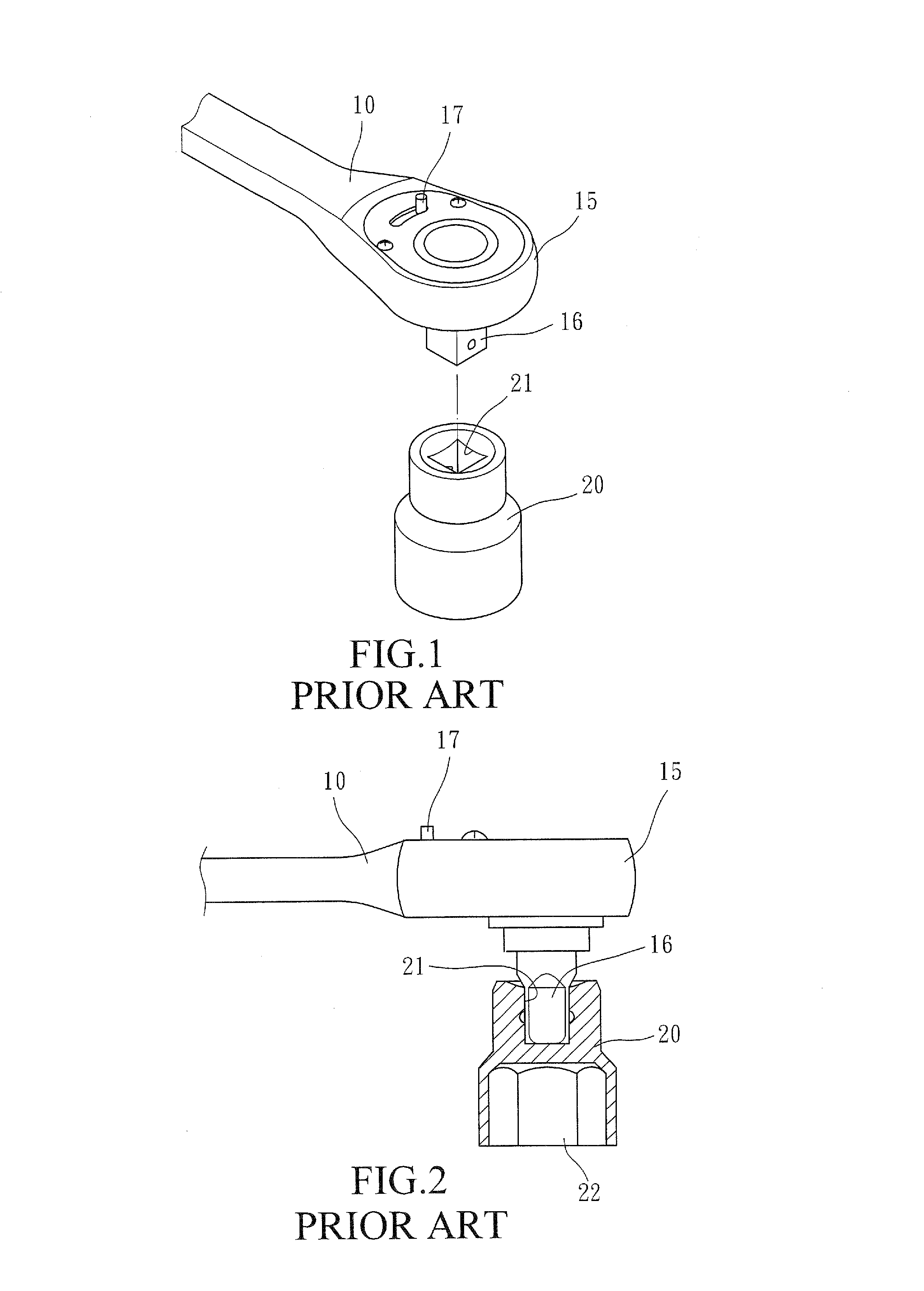 Ratchet wrench having rotatably attached sockets