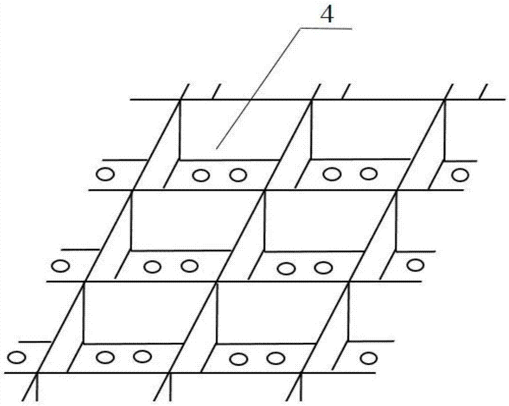 A flue gas pollutant spraying-absorbing column inner member capable of adjusting a local fluidized wind speed