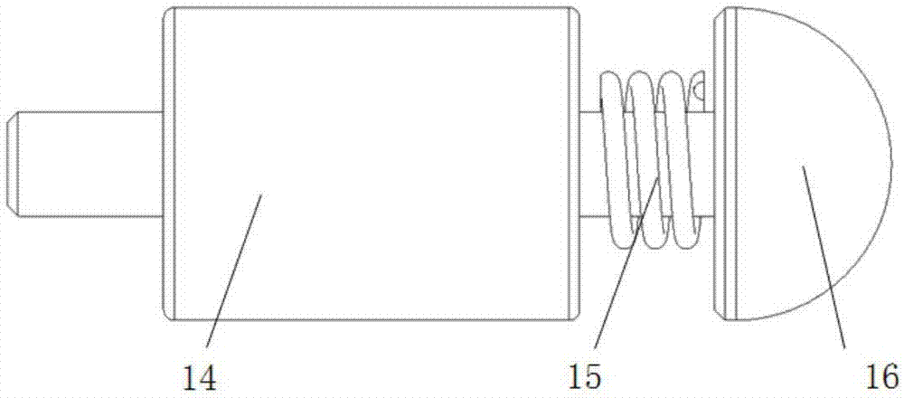 A penetrating tank inner wall flexible polishing device