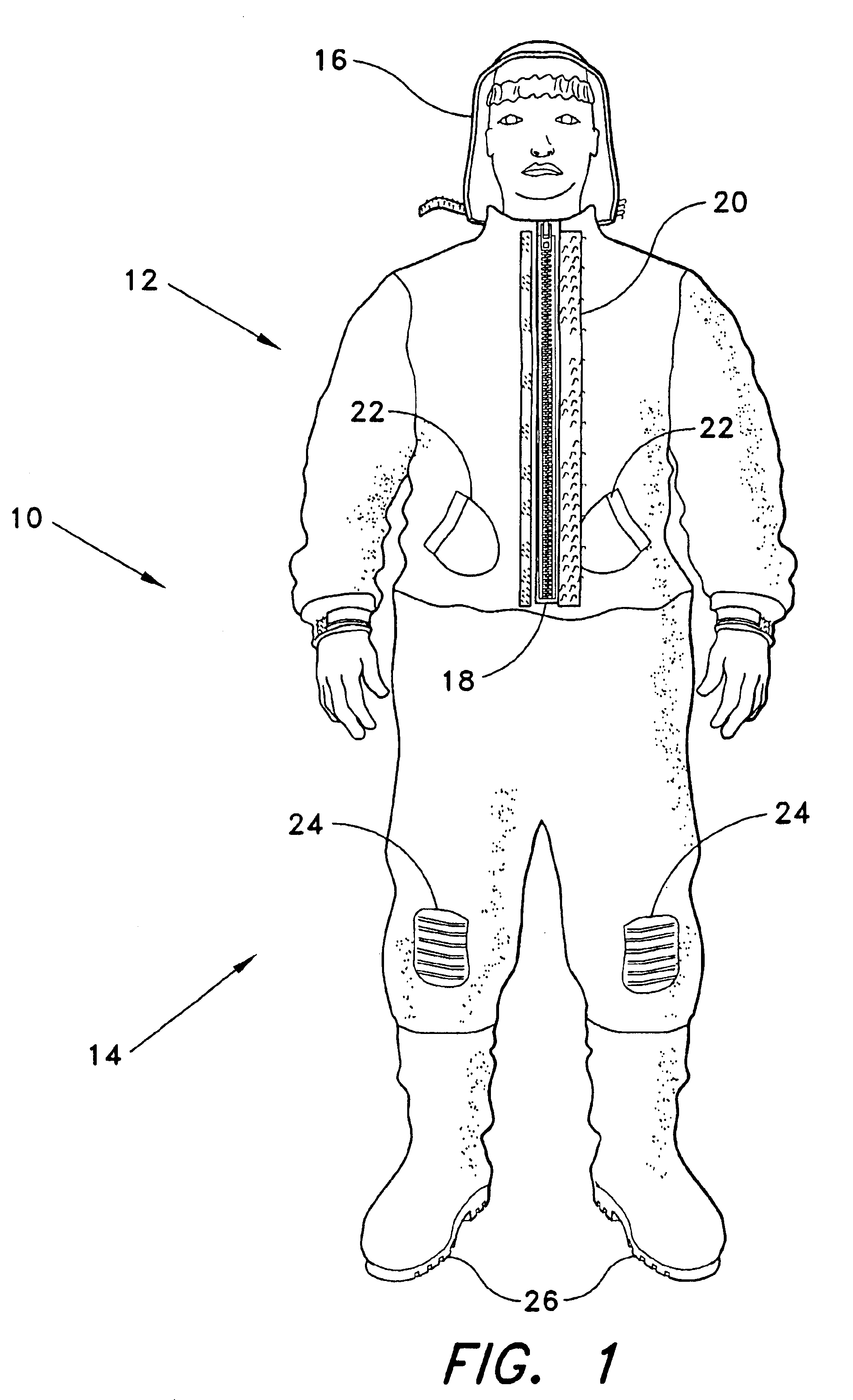 Hunting waders and jacket combination