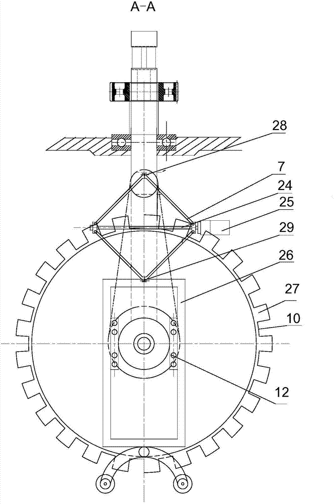 Agricultural omnidirectional wheel