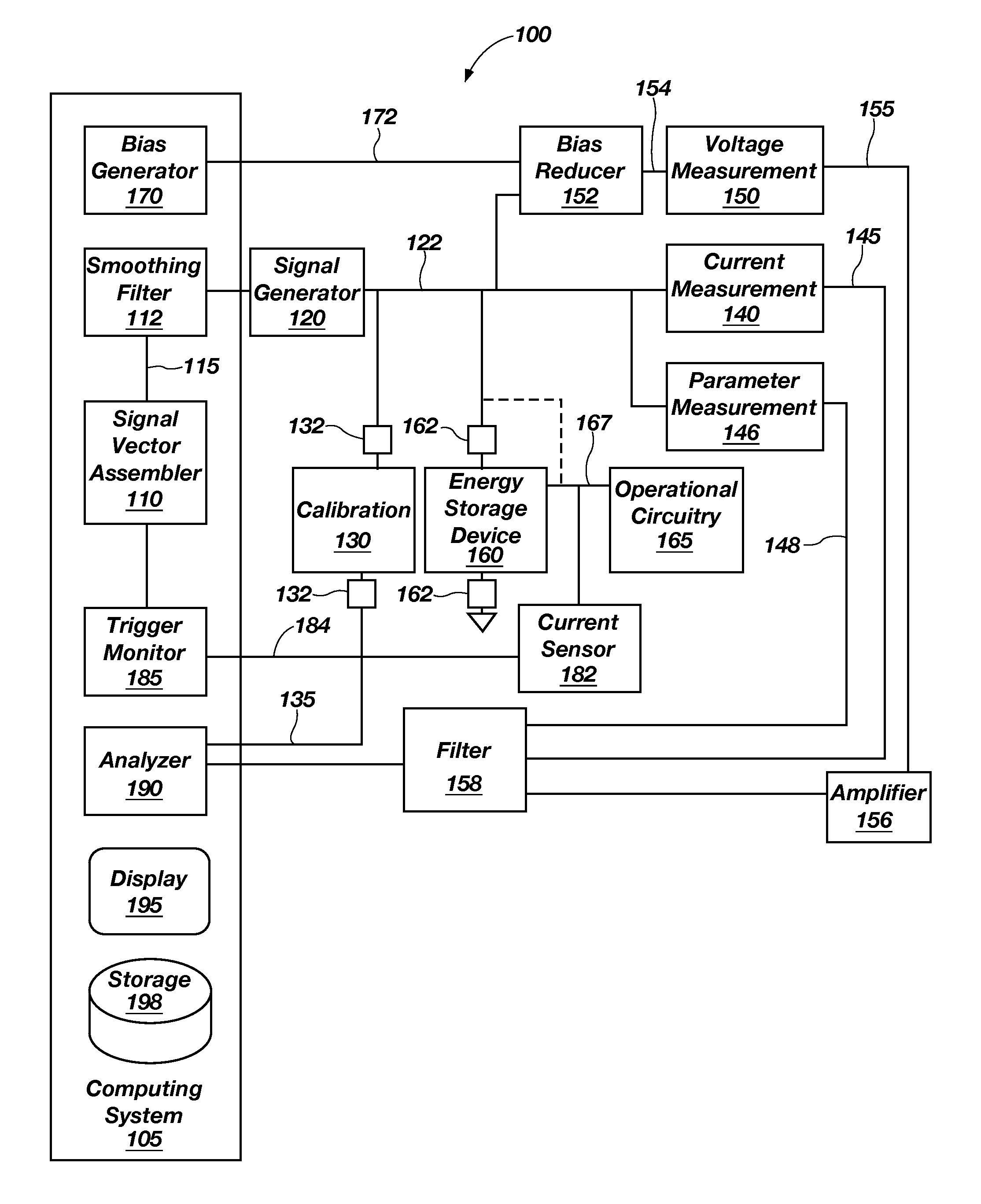 In-situ real-time energy storage device impedance identification