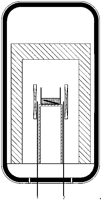 Growth device for sodium flux method gallium nitride single crystal