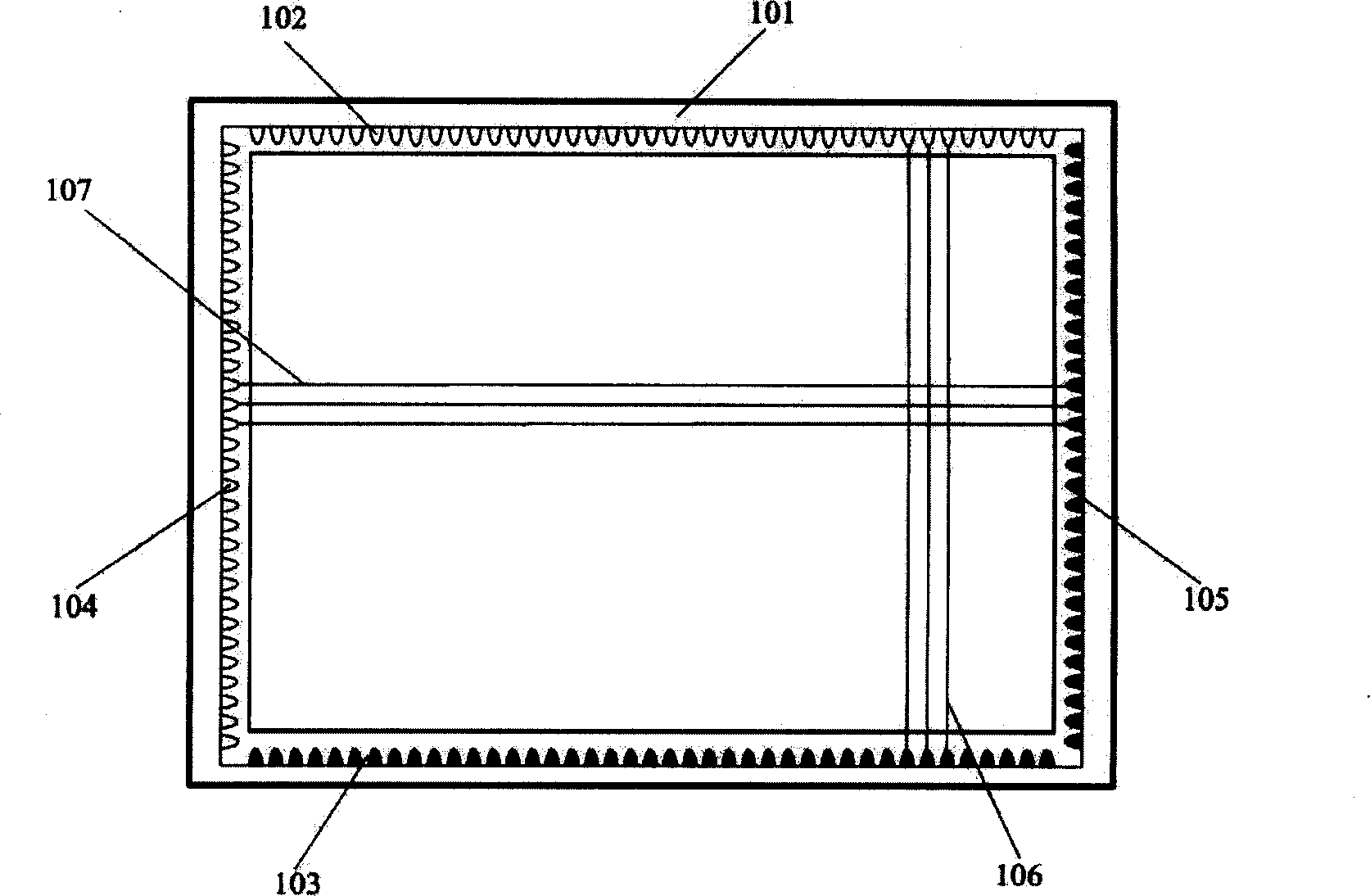 Infrared touch device