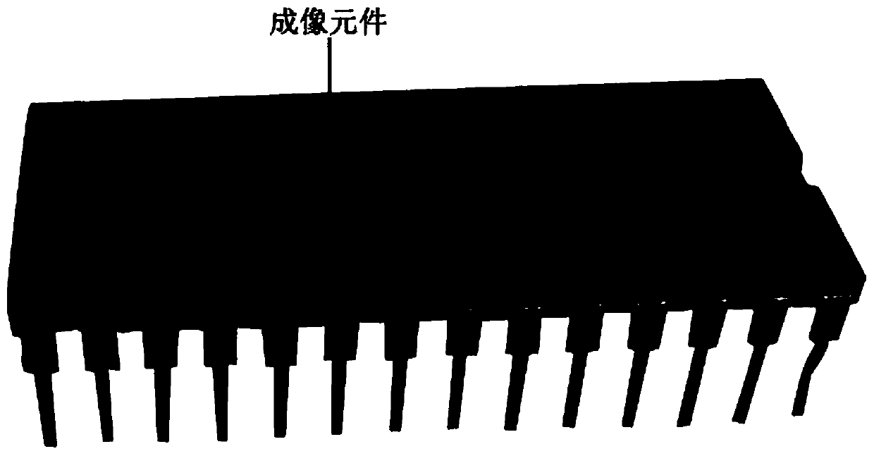 Method for preparing imaging element based on two-dimensional germanium selenide photodetector