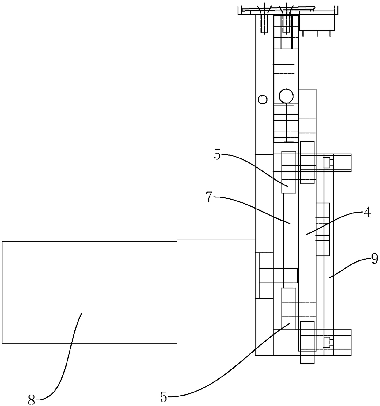 A needle pulling device for an automatic needle puller