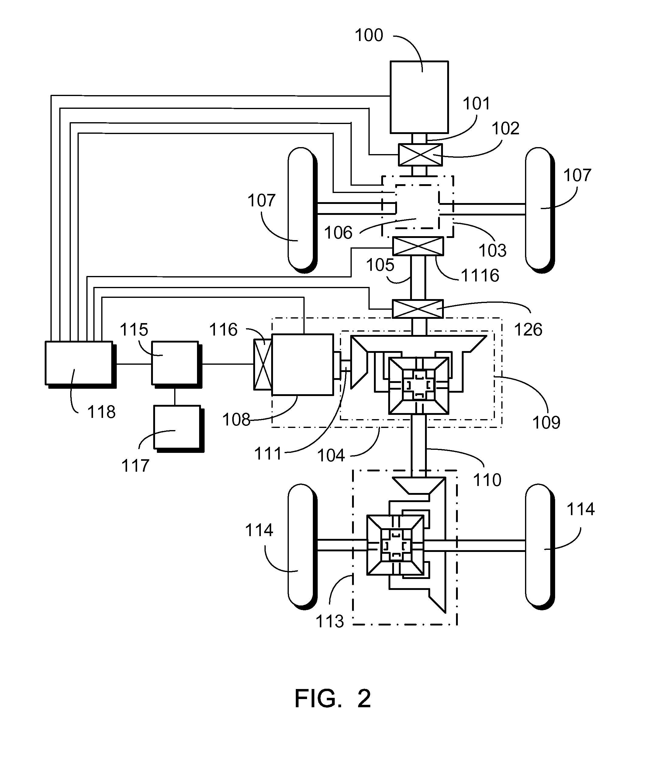 Energy storage type of differential hybrid power distribution system