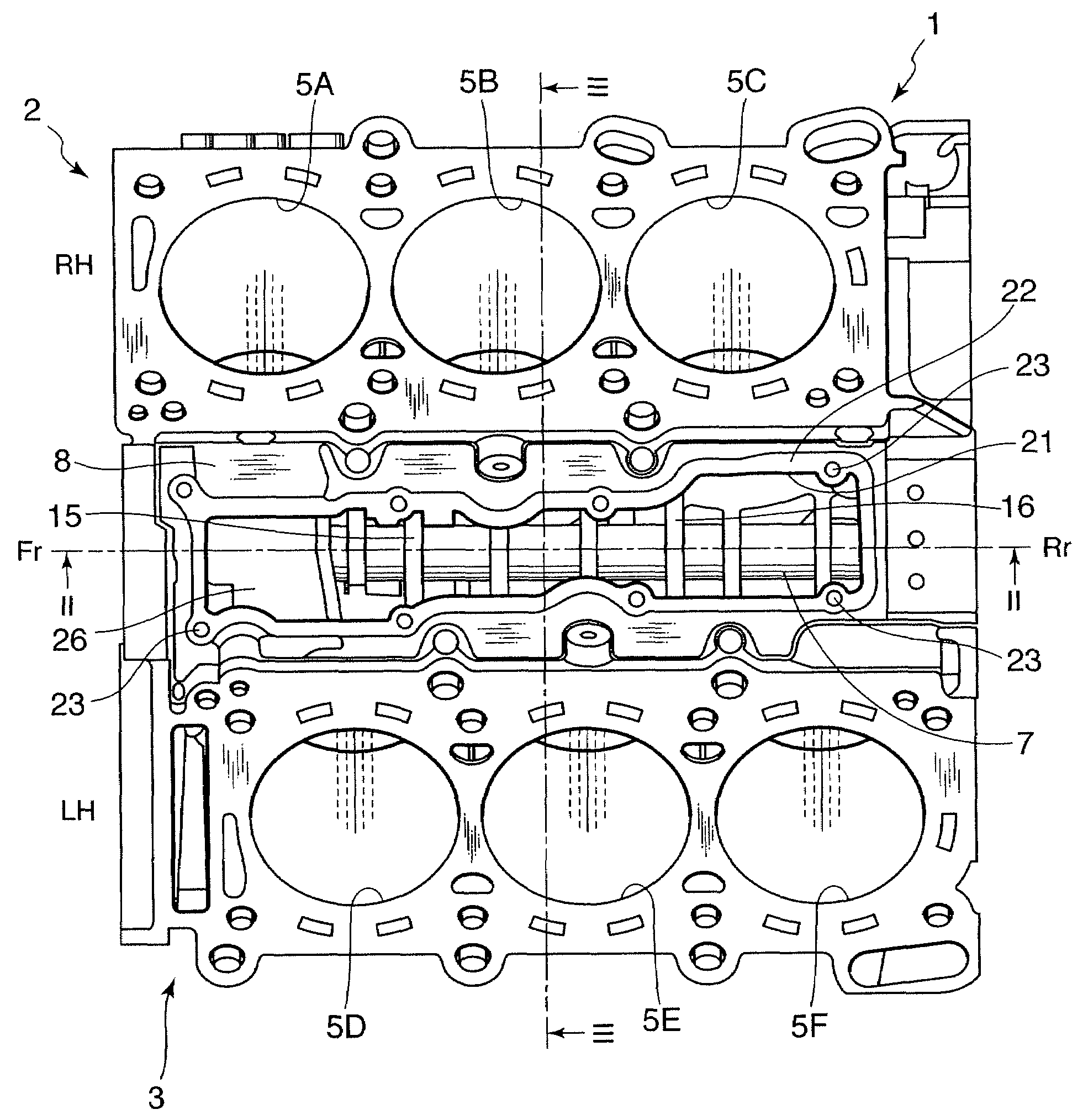 Blow-by gas processing device for internal combustion engine